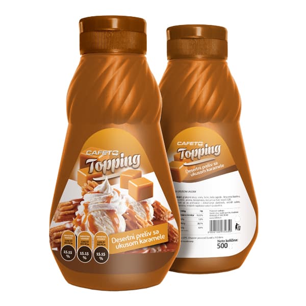 CAFETO TOPPING KARAMELA 0.9L
