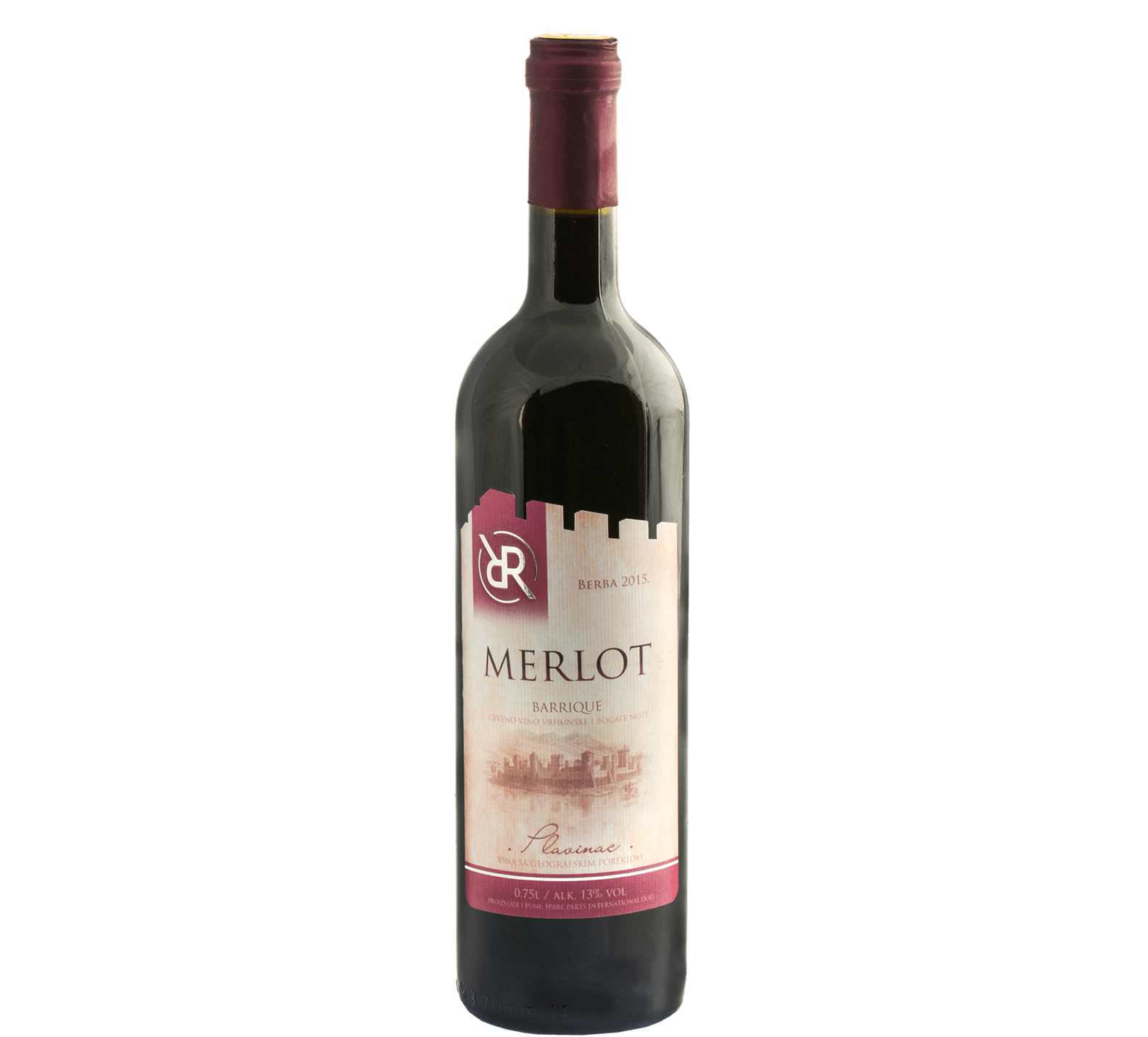 PLAVINAC MERLOT BARRIQUE 0.75